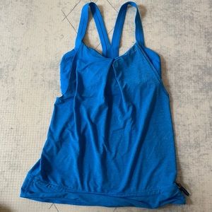 Lululemon tank top. Size 6. Blue.